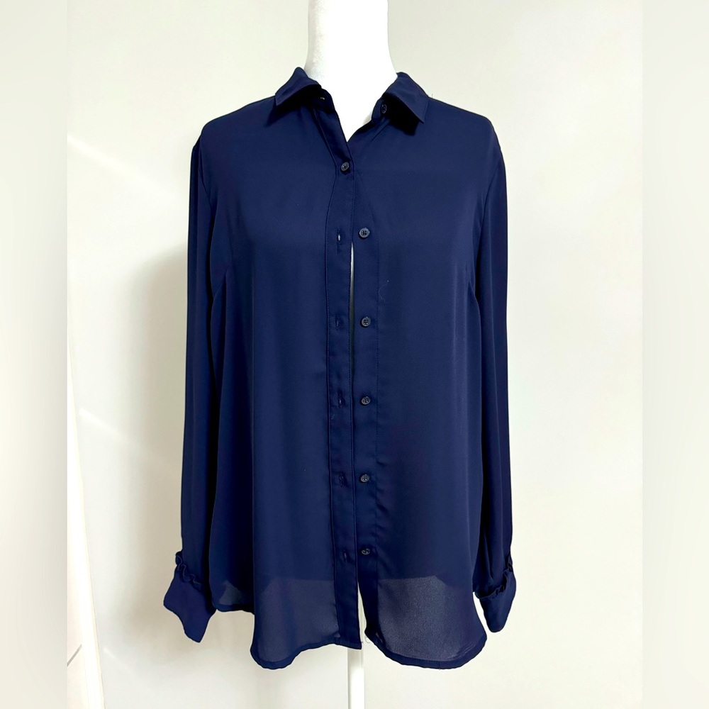 Banana Republic Blue women Shirt Size M Elegant shirt